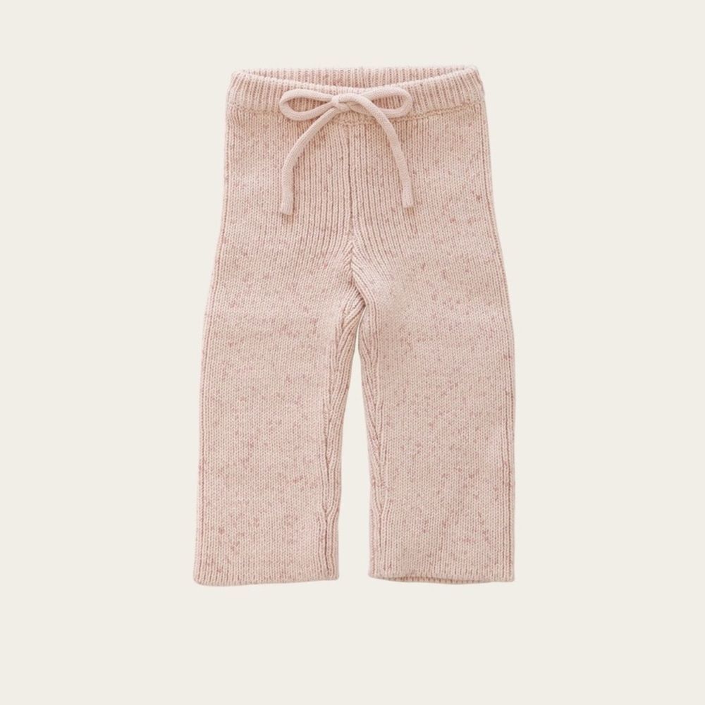 Jamie Kay Morgan Knit Sweater Pants Cameo Rose Size 6-12 Months NWOT
